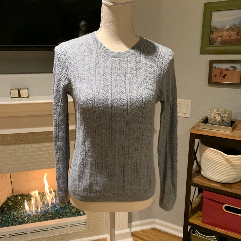 Ann Taylor Loft S Petite Italian Yarn Sweater EUC